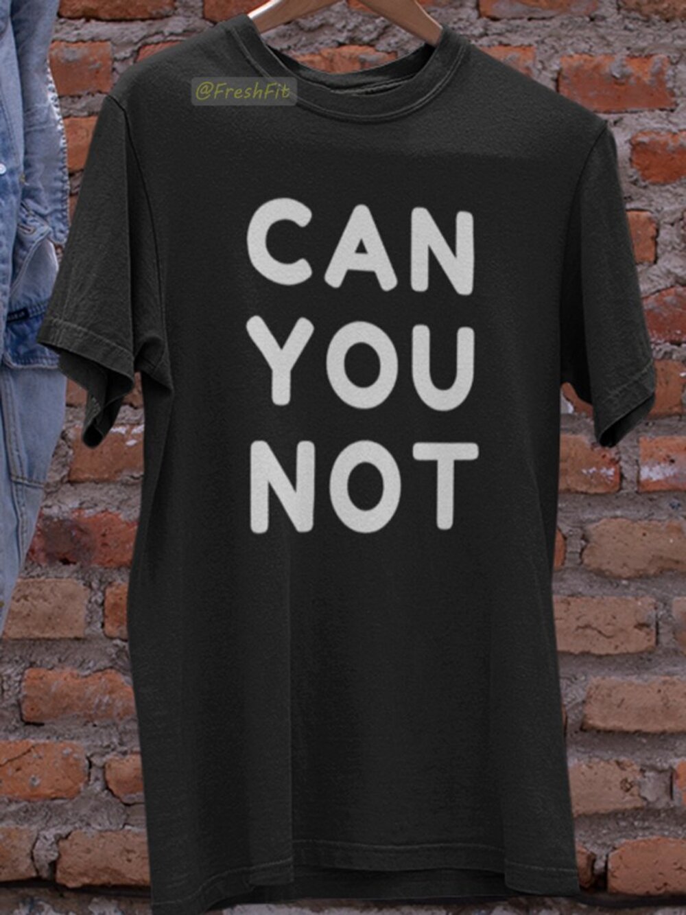 🆕Can You Not Black T-Shirt Graphic Tee